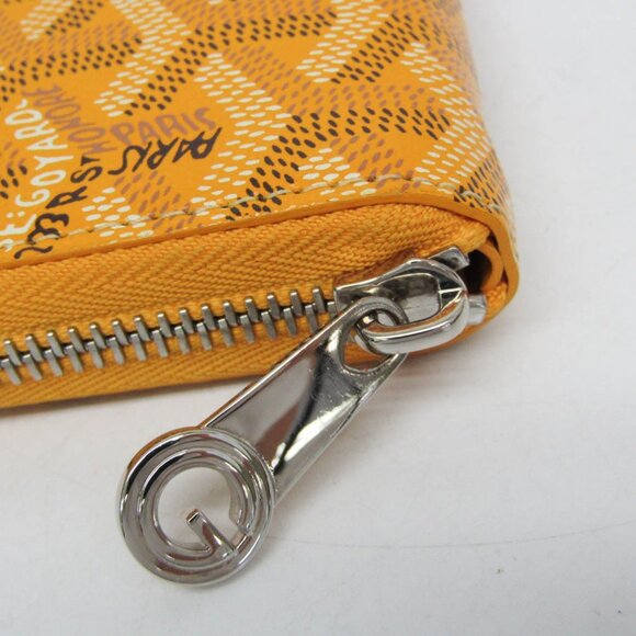GOYARD Yellow Leather Wallet - Picture 8 of 16